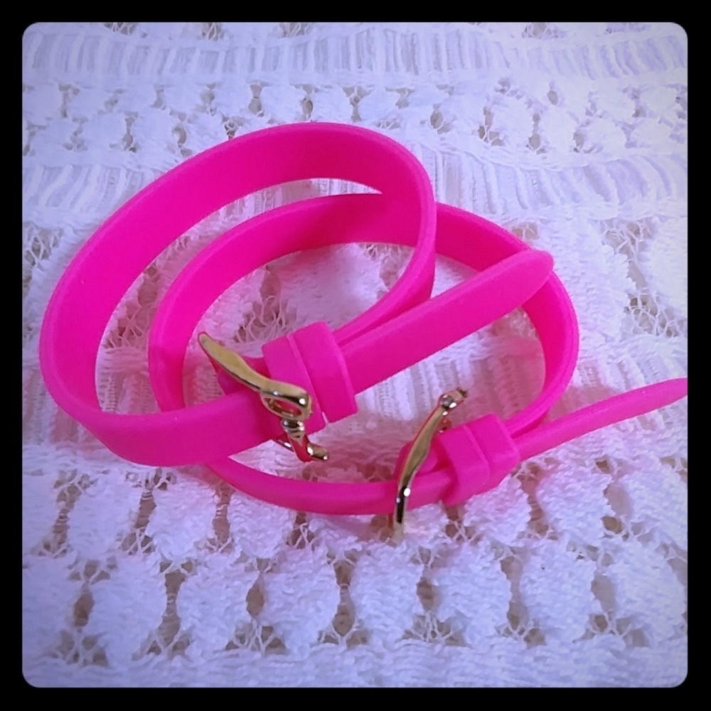 2 Keep Collective Pink Silicone Keepers Bands Bracelets
